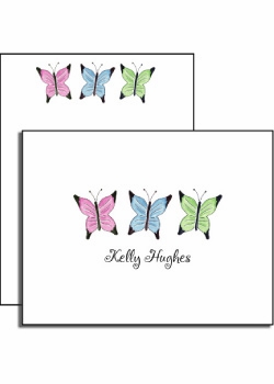 Personalized Everyday Notes - Butterfly Garden