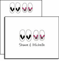 personalized everyday notes - flip flops