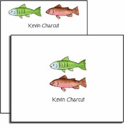 personalized everyday notes - gone fishing