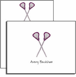 personalized everyday notes - lacrosse