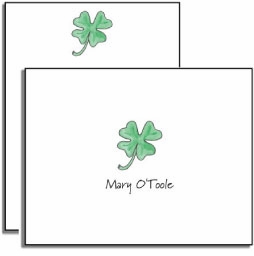 personalized everyday notes - lucky clover