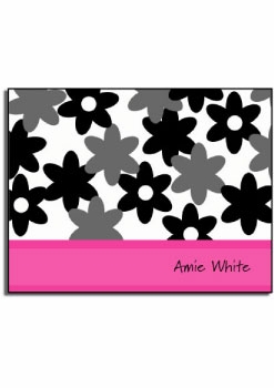 Personalized Everyday Notes - Pink Camo Flowers