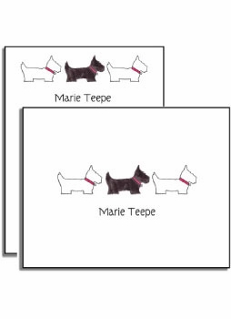 Personalized Everyday Notes - Preppy Pups