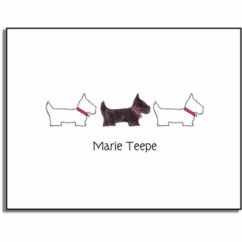 Personalized Everyday Notes - Preppy Pups