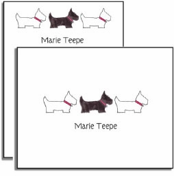 personalized everyday notes - preppy pups