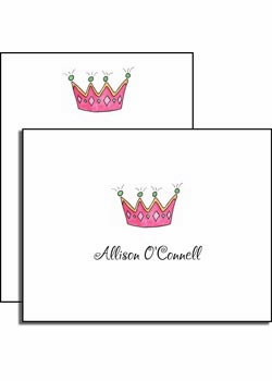 personalized everyday notes - princess for a day