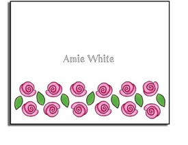 personalized everyday notes - rose garden