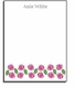 personalized everyday notes  rose garden