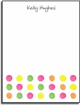 Personalized Everyday Notes - Sherbert Dots