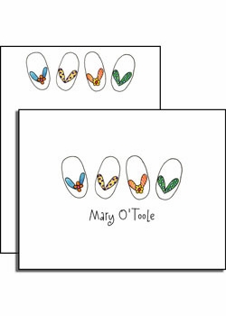 Personalized Everyday Notes - Summer Flip Flops