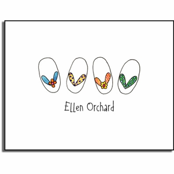 Personalized Everyday Notes - Summer Flip Flops