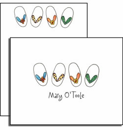 personalized everyday notes - summer flip flops