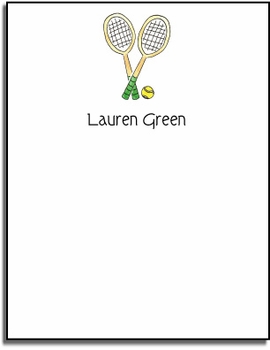 Personalized Everyday Notes - Tennis Pro