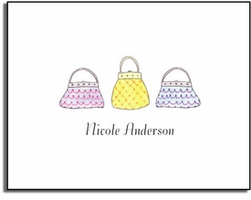 personalized everyday notes - vintage bags
