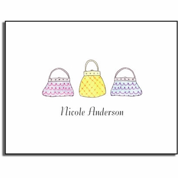 personalized everyday notes  vintage bags