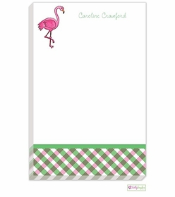 Personalized - Fancy Flamingo Notepad