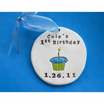 personalized first birthday ornament