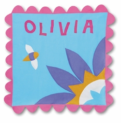 personalized fleece baby blanket - honeybee