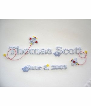 personalized fleece blanket (boys)