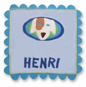 personalized fleece blanket - my dog patch