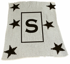 Personalized Floating Stars & Initial Blanket