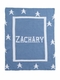 Personalized Floating Stars with Border Blanket