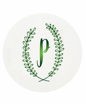 Personalized Foil Stamped Coasters M117 By Haute Papier