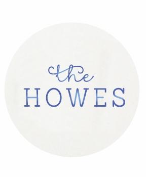 Personalized Foil Stamped Coasters M119 by Haute Papier