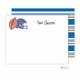 Personalized - Football Fanatic Flat Notes