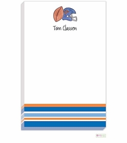 Personalized - Football Fanatic Notepad