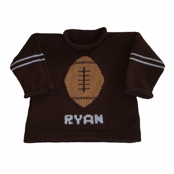 Personalized Football Pullover Sweater
