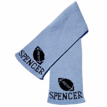 personalized football scarf
