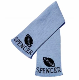 personalized football scarf