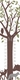 personalized forest critter canvas growth chart