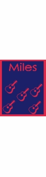 Personalized Full Blanket with Guitars