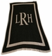 personalized full sized blanket with monogram
