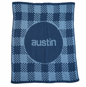 Personalized Gingham Baby Blanket