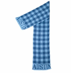 personalized gingham scarf