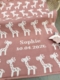 personalized giraffe baby blanket