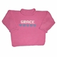 personalized girls hearts sweater