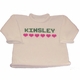 personalized girls hearts sweater