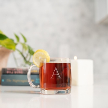 personalized glass mug