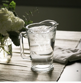 Personalized Glass Pitcher