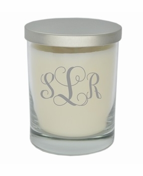 Personalized Glass Soy Candle