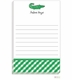 personalized - green gator notepad