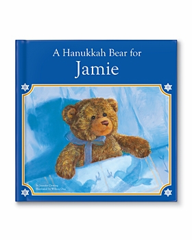 Personalized Hanukkah Book and Plus Bear Gift Set
