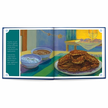 Personalized Hanukkah Book and Plus Bear Gift Set