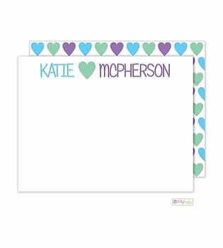 personalized - heart you flat notes