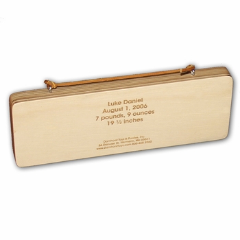 Personalized Hebrew and English Name Puzzle