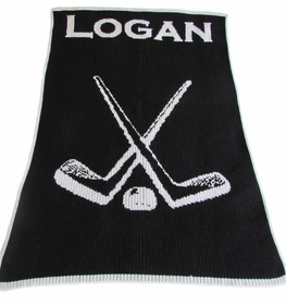 personalized hockey blanket